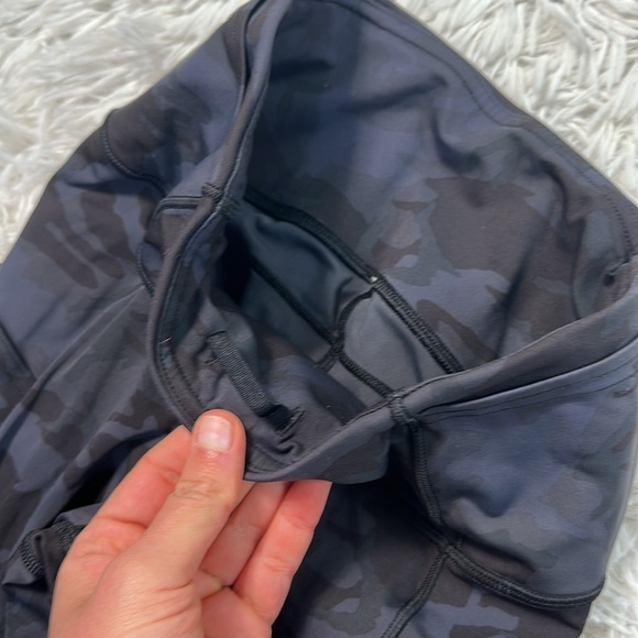Lululemon Fast and Free Crop II 19" *Nulux Incognito Camo Multi Grey - Picture 3 of 6